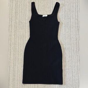 Aritzia Babaton ribbed mini dress